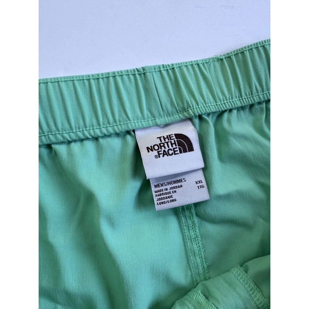 The North Face Hybrid Hiking Shorts Quick Dry Activewear Belted Green XXL - Picture 5 of 8